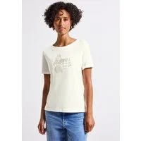 STREET ONE T-Shirt aus Baumwolle mit Stretchante