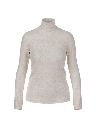 Marc Cain Collections - Schmaler Lurex-Longsleeve smoke - Gr. - 42