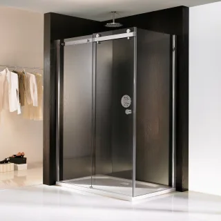 HSK Atelier Plan Schiebetür 2-teilig Classic mit Seitenwand 17401xx