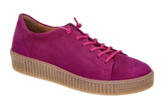 Gabor 53.331.10 Orchid (Ambra) Lila Slipper | Echtleder Velour Rauhleder, Gum...