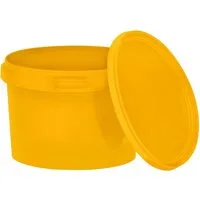 BENBOW Putzeimer Eimer mit Deckel 30 20 10 5 3 1 0,5 L Viele Farben Lebensmittelecht, (1-tlg., PZH-, BRC- und DIN-ISO-zertifiziert), für Lebensmittel, Farben, Chemikalien