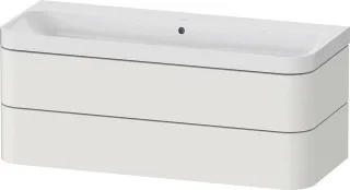 Duravit Happy D.2 Plus c-shaped Set wandhängend Nordic Weiß 1175x490x480 mm - HP4349N39390000 HP4349N39390000