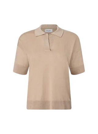 MAERZ Muenchen - Poloshirt o. Knopf 1/2 Arm beach brown