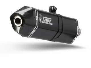 Sport Auspuff MIVV Speed Edge Steel Black BMW F 800 R Bj. 2009-2020 EURO-3 / EURO-4 +ABE