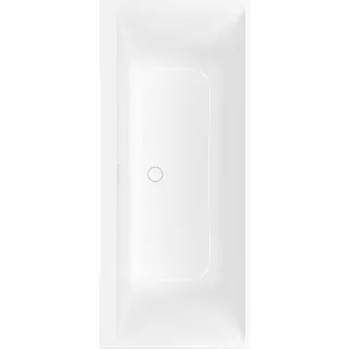 Villeroy & Boch Subway 3.0 Duo Badewanne UBQ180SBW2TDV01 weiß, 180x80cm, inklusive SilentFlow Wannenbefüllung