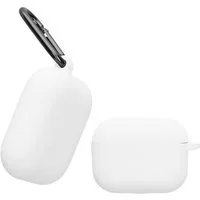 kwmobile Kopfhörer-Schutzhülle Schutzhülle für Apple Airpods Pro 3 Hülle, TPU Silikon Case für Kopfhörer Ladecase stoßfestes Cover mit Karabiner