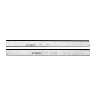 Metabo HM Hobelmesser, 260x20x3mm / 2-Einstellnuten, HC 260 C / M / K - 2 Stück - 0911030730