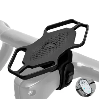 WEST BIKING Silicone Bike Phone Holder for 4.5-6.7inch Multi-Angle Stable Clamp Anti-slip Cycling Cellphone Support Moun