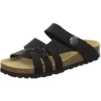 AFS-Schuhe 212020 Kralle Pantolette für Damen mit Fußbett, bequeme Sandalen aus Leder