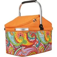 anndora Einkaufskorb thermo Shopper mit Kühlfunktion, 25 l, isolierter Deckel mit Reißverschluss - wasserdichter Boden