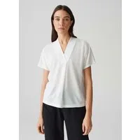 OPUS Kurzarmshirt SANZE aus Flammgarn