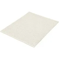 Kleine Wolke Badematte Punto, Badvorleger, Badezimmer Teppich, Höhe 5 mm, rutschhemmend beschichtet, fußbodenheizungsgeeignet, Baumwolle, rechteckig, Badteppich, Uni Farben, Oberfläche reine Baumwolle