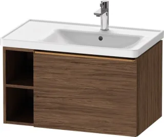 Duravit D-Neo Waschtischunterbau wandhängend Nussbaum dunkel Matt 784x452x440 mm - DE4257004210000 DE4257004210000