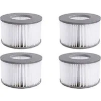 FELIXLEO Kartuschen-Filterpumpe Ersatzfilter für MSPA Whirlpool zubehör für MSPA FD2089 (4 St)