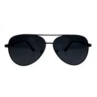 Ella Jonte Pilotenbrille Vintage schwarz mit polarisierenden Gläsern grau oder grün, UV400