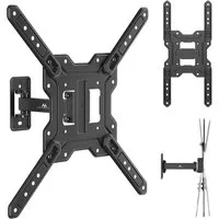 Maclean TV-Wandhalterung MC-758 N Halterung für Fernseher und Monitore von 23 bis 65 Zoll, (bis 65 Zoll, max. Tragkraft 30 kg, universell einsetzbar, max. VESA 400×400)