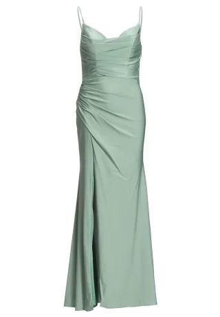 hey kyla - Figurbetontes Jerseykleid mit feinen Raffungen ocean teal - Gr. - 46