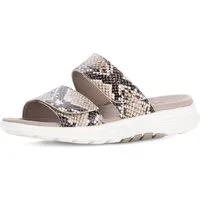 rollingsoft Pantolette Keilabsatz, Schlupfschuh, Sommerschuh in Komfortweite G (weit)