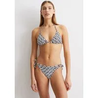 Marc O'Polo Triangel-Bikini-Top Millefleur, Blumen-Design, schnelltrocknend, zum Knoten im Nacken & Rücken