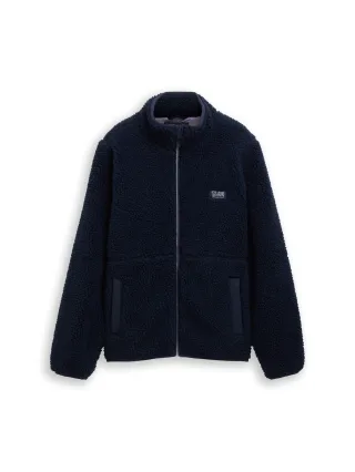 tom tailor kids - Teddy Jacke mit Stehkragen sky captain blue - Gr. - 176