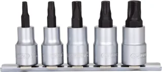 KS Tools 3/8" Bit-Stecknuss-Satz für MTS MORTORq®-Schrauben, 5-tlg - 911.4010