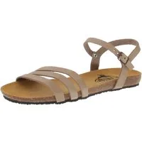 Plakton plakton 575080 Mam Alou Nobuck - Damen Schuhe Sandaletten - Taupe Sandale