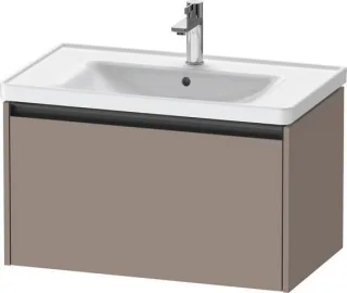 Duravit Ketho.2 Waschtischunterbau wandhängend Basalt Matt 784x455x440 mm - K25083043430000 K25083043430000