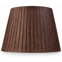 Xlmoebel Lampenschirm Rustikaler Braun Holzoptik Boho Wohnstil Sofort, Boho Design, Rustikale Holzoptik, Dekorativer Lampenschirm