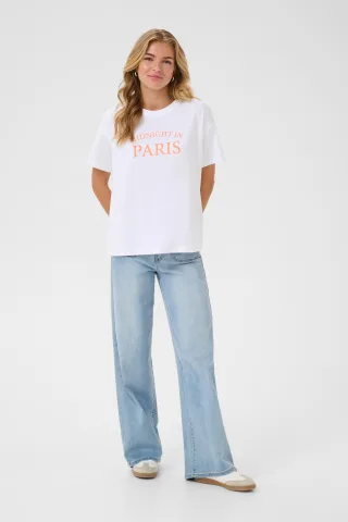 T-shirt Loose fit Opticla White W. Melon Ice white