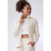 Bench. Loungewear Sweatjacke (1-tlg) mit bestickten Stehkragen, Loungeanzug