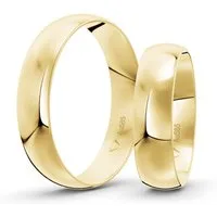 mosa & co. Trauring mit Gravur Classic Gold 585 mit 5mm Breite im Paarpreis (Eheringe, 2-tlg., 2 Trauringe)