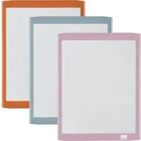 NOBO Magnettafel Whiteboard magnetisch 21,6x8cm sortiert