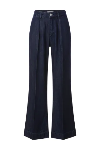 Rich & Royal - Pleated Blue Denim denim blue - Gr. - 32