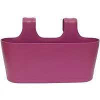 Engelland Blumenkasten Blumentopf zum Hängen (Vorteils-Set, 1 St., Fassungsvermögen je Topf 5,5 Liter), UV-Beständig, Frostbeständig, Wasserauffangschalen