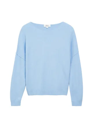 s.Oliver - Strickpullover blau - Gr. - S