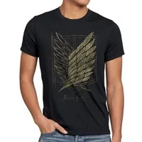style3 T-Shirt Protect the Wall AoT on attack anime titan