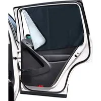 FOUORTUNATE-BEE Autosonnenschutz 2er Set Auto Sonnenschutz Magnetisch für Seitenfenster UV-Schutz, (2-St), Sonnenblende Auto für Reisen, Schlafen und Sommerfahrten