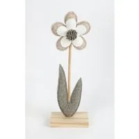 Trend Line Dekoobjekt TrendLine Aufsteller Holz Blume 25 x 5 x 9 cm