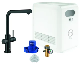 GROHE L-Auslauf Set GROHE Blue Professional 31326_2 L-Ausl.azb. BT/WIFI velvet black, 31326KS2 31326KS2