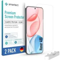 smartect Displayschutzfolie TPU Schutzfolie Klar für Honor 400, Set, 2 Stück, Panzerfolie Bildschirm Displayfolie