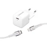 Power Adapter W30C GaN + C315L Lightning Kabel, Ladegerät weiß, 30 Watt