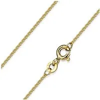Materia Goldkette Feine Ankerkette 333 Gelbgold Damen Mädchen 40-50cm K39, 333 Gelbgold