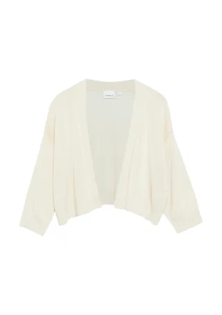 comma - Strickjacke beige - Gr. - S