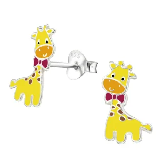Giraffe Ohrringe aus 925 Silber