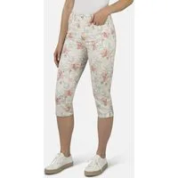 STOOKER WOMEN 7/8-Hose Print Capri Skinny Fit Jeans Skinny Fit Casual Clean Wash Magic Shape Effekt für Damen