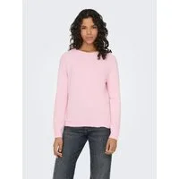 ONLY Rundhalspullover ONLRICA LIFE L/S PULLOVER KNT NOOS Materialmix, regular fit