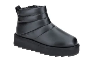 Tamaris 1-26821-41 001 Damen Winterstiefeletten Schwarz Vegan Warmfutter