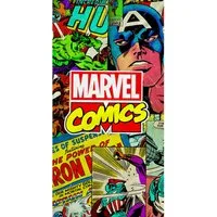 BERONAGE Strandtücher Marvel Badetuch Comics 75x150 cm, 100% Baumwolle (1-St), Frottee in Velours-Qualität