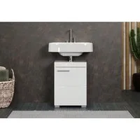 welltime Waschbeckenunterschrank Avena (1-St) Unterschrank mit Tür & Einlegeboden – (B/T/H) 40/34/56 cm