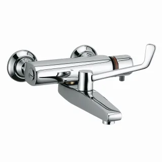 Kludi Therm.-Klinikarmatur Medi Care absp. S-Anschlüsse Wandmontage chrom 350850564